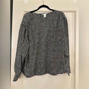 H&M Cuff Sleeve Blouse